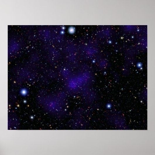 Poster Une grande collection de galaxies (Devant)