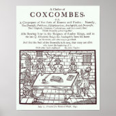 Poster Une grappe de Coxcombes' par John Taylor (Devant)