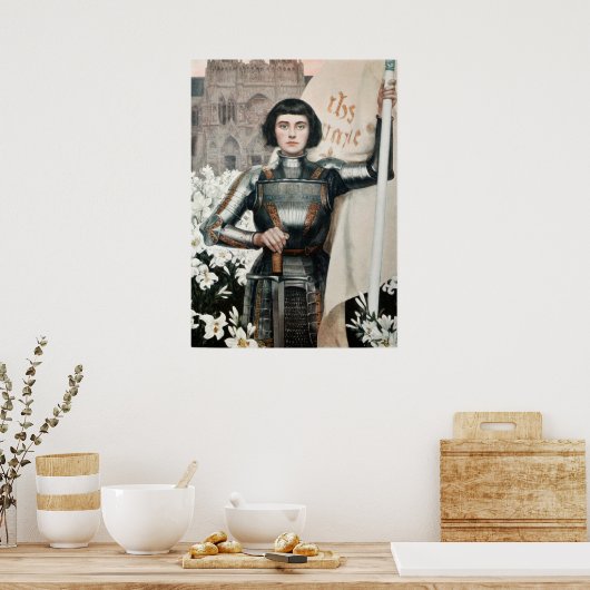 Poster Une gravure de Jeanne d'Arc en 1903 (Cuisine)