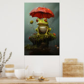Poster Une grenouille (Cuisine)