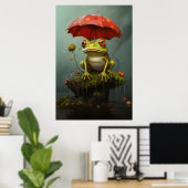 Poster Une grenouille (Bureau à domicile)