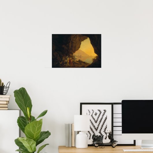 Poster Une Grotte dans le royaume de Naples (Bureau à domicile)