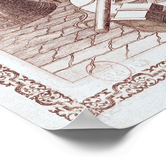 Poster Une grue (Coin)