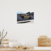 Poster Une grue monte un M998 Humvee (Cuisine)