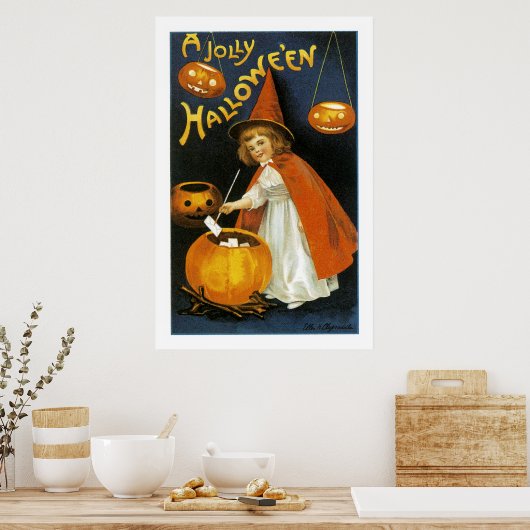 Poster Une Halloween joyeuse (Cuisine)