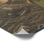 Poster Une héroïne dans un monde post-apocalyptique (Coin)