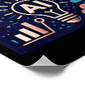 Poster Une idée avec Ai Premium (Coin)