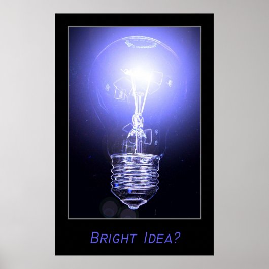 Poster Une idée brillante ? (Devant)