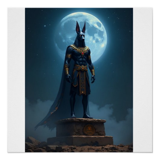Poster Une image CGI très détaillée d'Anubi (Devant)