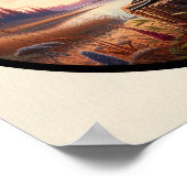 Poster Une image circulaire 3D d'une belle oie canadienne (Coin)