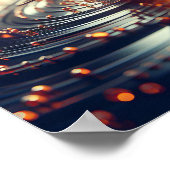 Poster Une image de fond technique abstraite (Coin)
