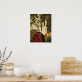 Poster Une Italienne Prélevant Des Raisins (Récolte D'Été (Cuisine)