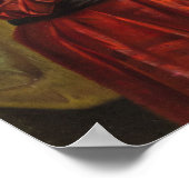 Poster Une Italienne Prélevant Des Raisins (Récolte D'Été (Coin)