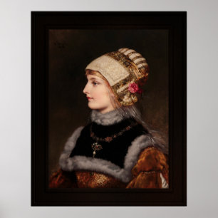 Poster Une Jeune Femme En Costume Renaissance