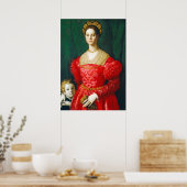 Poster Une jeune femme et son petit garçon, vers 1540 (Cuisine)