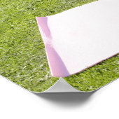 Poster Une jeune femme faisant du yoga (Coin)