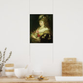 Poster Une jeune fille (Cuisine)