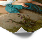 Poster Une jeune fille par William Bouguereau Peinture cé (Coin)