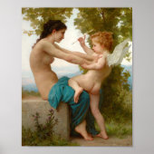 Poster Une jeune fille par William Bouguereau Peinture cé (Devant)