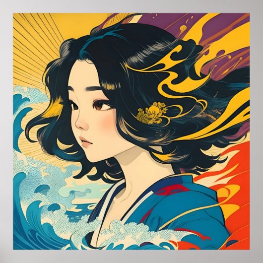 Poster Une jeune Vietnamienne (Devant)