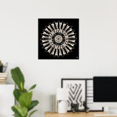 Poster Une jolie chose ronde v2a (Bureau à domicile)