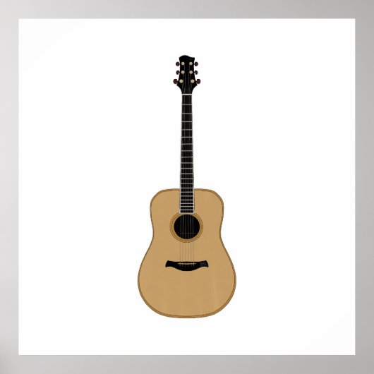 Poster Une jolie guitare (Devant)