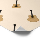 Poster Une jolie guitare (Coin)