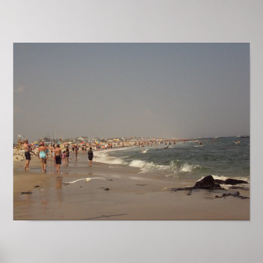 Poster Une Journée À La Plage (Devant)