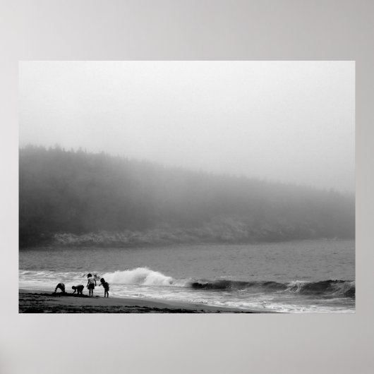 Poster Une journée à la plage - Maine (Devant)