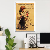 Poster Une journée à Paris (en 23 tailles) (Bureau à domicile)