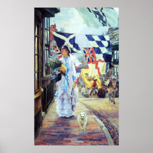 Poster Une Journée De Pieds À Brighton ~ James Tissot ~ A