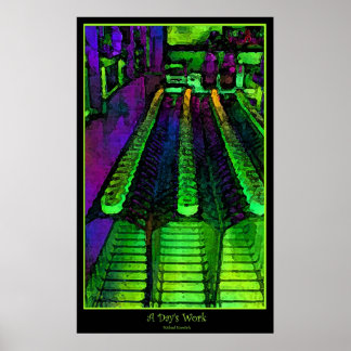 Poster Une journée de travail