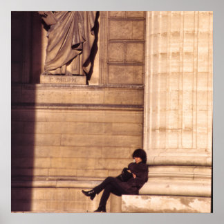 Poster Une journée d'hiver à l'Opéra, Paris