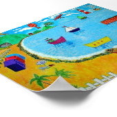 Poster Une Journée En Bord De Mer (Coin)