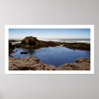 Poster Une journée ensoleillée sur la côte