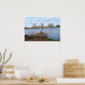 Poster Une journée ensoleillée sur la rivière (Cuisine)