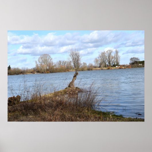 Poster Une journée ensoleillée sur la rivière (Devant)