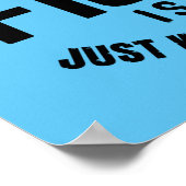 Poster une journée sans pêche est comme une plaisanterie  (Coin)