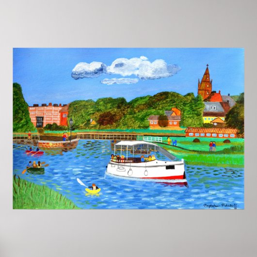 Poster Une journée sur l'affiche (Devant)