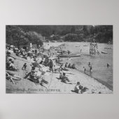 Poster Une journée typique à Sandy Beach Monte Rio, CA (Devant)