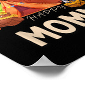 Poster Une joyeuse maman Camper Ours Premier anniversaire (Coin)