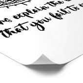 Poster Une Larme Silencieuse. Cadeau de deuil. Cadeau Sym (Coin)