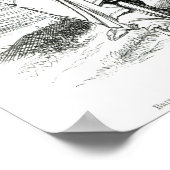 Poster Une leçon de français, dessin de 'Punch' (Coin)