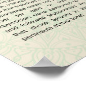 Poster Une leçon de vie sur l'affiche de la liberté humai (Coin)