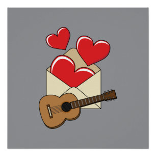 Poster Une lettre d'amour et une guitare pour toi