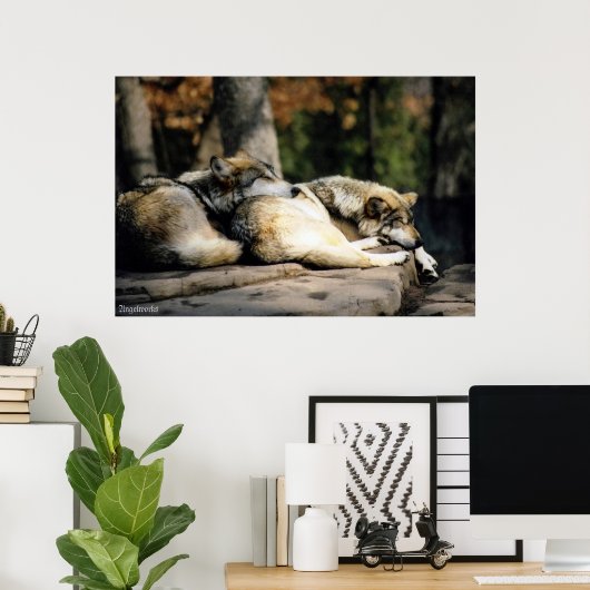 Poster Une longue journée (Bureau à domicile)