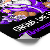 Poster Une lutte seule contre la Fibromyalgie du Ruban (Coin)