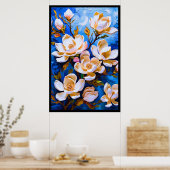 Poster Une magnifique illustration inspirée par Van Gogh (Cuisine)