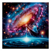 Poster Une main dans la création (Devant)