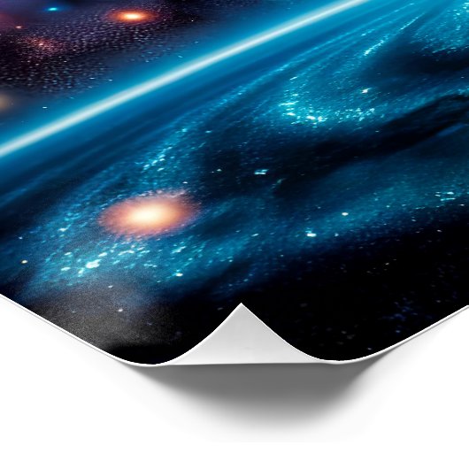 Poster Une main dans la création (Coin)